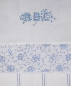 Laura Ashley Baby Parure De Lit 3 Pc-2 Draps 120x180 Cm Et 1 TO 35x50 Cm Alphabet Bleu -Bloom-boutique parure de lit 3 pc 2 draps 120x180 cm et 1 to 35x50 cm alphabet bleu 2