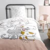 TODAY Parure De Lit Animal En Coton Rose 140x200 Cm