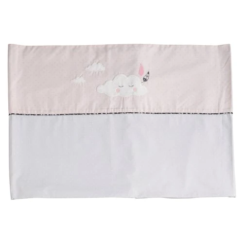 Sauthon Parure De Lit Bébé 190x140cm Et Taie En Coton Rose 2 Sauthon Parure De Lit Bébé 190x140cm Et Taie En Coton Rose – Image 2
