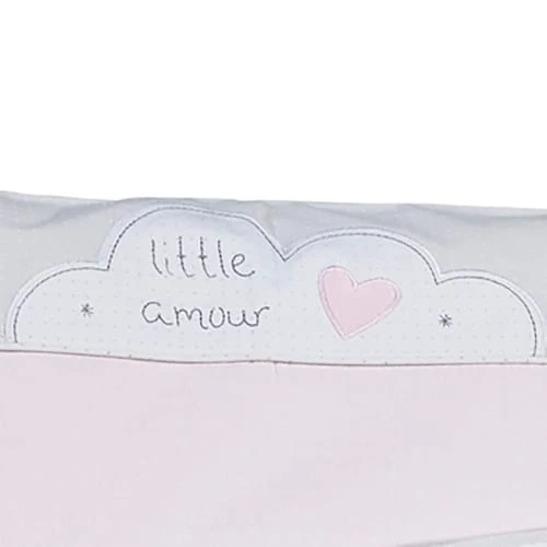 Sauthon Parure De Lit Bébé 190x140cm Et Taie En Coton Rose 2 Sauthon Parure De Lit Bébé 190x140cm Et Taie En Coton Rose – Image 2