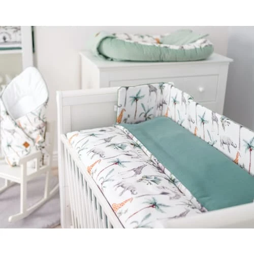 SEVIRA KIDS Parure De Lit (couette Et Oreiller) Bébé En Coton 100x135cm 2 SEVIRA KIDS Parure De Lit (couette Et Oreiller) Bébé En Coton 100x135cm – Image 2