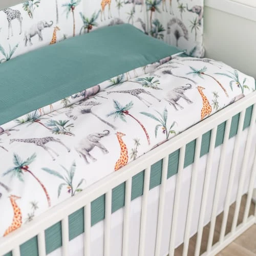 SEVIRA KIDS Parure De Lit (couette Et Oreiller) Bébé En Coton 100x135cm 4 SEVIRA KIDS Parure De Lit (couette Et Oreiller) Bébé En Coton 100x135cm – Image 4