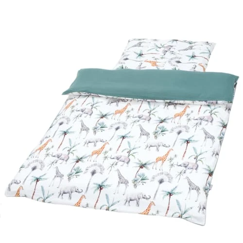 SEVIRA KIDS Parure De Lit (couette Et Oreiller) Bébé En Coton 100x135cm 1 SEVIRA KIDS Parure De Lit (couette Et Oreiller) Bébé En Coton 100x135cm
