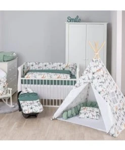 SEVIRA KIDS Parure De Lit (couette Et Oreiller) Bébé En Coton 90x120cm -Bloom-boutique parure de lit couette et oreiller bebe en coton 90x120cm 10