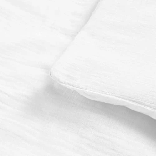 Baby Fox Parure De Lit Double Gaze De Coton Bio Blanc 100x140cm 3 Baby Fox Parure De Lit Double Gaze De Coton Bio Blanc 100x140cm – Image 3