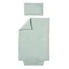 Baby Fox Parure De Lit Double Gaze De Coton Bio Emeraude 100x140cm
