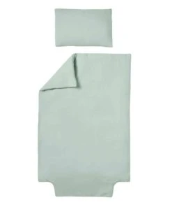 Baby Fox Parure De Lit Double Gaze De Coton Bio Emeraude 100x140cm