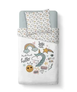 TODAY Parure De Lit En Coton Blanc 140x200 Cm -Bloom-boutique parure de lit en coton blanc 140x200 cm 7