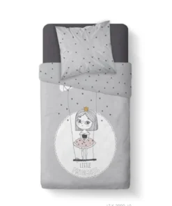 TODAY Parure De Lit En Coton Gris 140x200 Cm -Bloom-boutique parure de lit en coton gris 140x200 cm 3