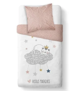 TODAY Parure De Lit En Coton Rose 140x200 Cm -Bloom-boutique parure de lit en coton rose 140x200 cm 5