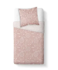 TODAY Parure De Lit En Coton Rose 140x200 Cm