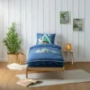 BLEU CALIN Parure De Lit Enfant Bleue Sans Couette Motif Koala 90x190cm