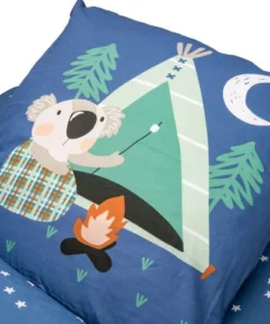 BLEU CALIN Parure De Lit Enfant Bleue Sans Couette Motif Koala 90x190cm 6 BLEU CALIN Parure De Lit Enfant Bleue Sans Couette Motif Koala 90x190cm -Bloom-boutique parure de lit enfant bleue sans couette motif koala 90x190cm 2