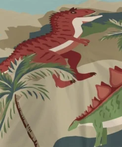 Stof Parure De Lit Enfant Dinosaure 140x200cm 5 Stof Parure De Lit Enfant Dinosaure 140x200cm -Bloom-boutique parure de lit enfant dinosaure 140x200cm 2