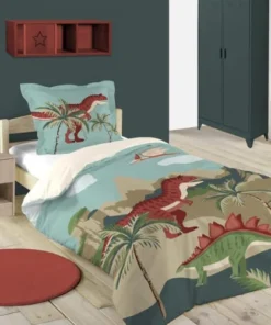 Stof Parure De Lit Enfant Dinosaure 140x200cm