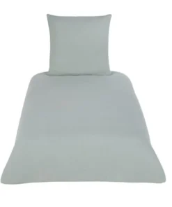 Maisons Du Monde Parure De Lit Enfant En Coton Bio Vert D'eau 140x200