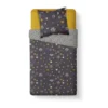 TODAY Parure De Lit Enfant En Coton Gris 140x200 Cm