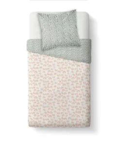 TODAY Parure De Lit Enfant En Coton Rose 140x200 Cm -Bloom-boutique parure de lit enfant en coton rose 140x200 cm 2
