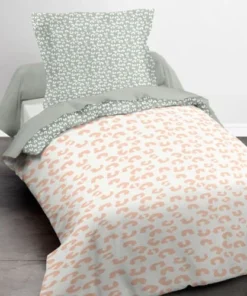 TODAY Parure De Lit Enfant En Coton Rose 140x200 Cm