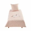 Maisons Du Monde Parure De Lit Enfant En Coton Rose Motifs étoiles Dorées 140x200