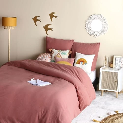 Maisons Du Monde Parure De Lit Enfant En Coton Terracotta, 240x220 1 Maisons Du Monde Parure De Lit Enfant En Coton Terracotta, 240x220
