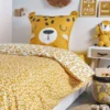 TODAY Parure De Lit Enfant Imprimé En Coton Jaune Pâle 140x200cm