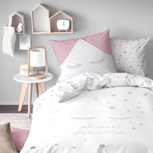 MATT & ROSE Parure De Lit Imprimée En Coton 140x200 Cm 1 MATT & ROSE Parure De Lit Imprimée En Coton 140x200 Cm