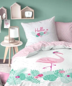 MATT & ROSE Parure De Lit Imprimée En Coton 140x200 Cm