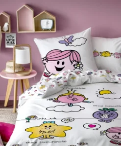 MATT & ROSE Parure De Lit Imprimée En Coton 140x200 Cm