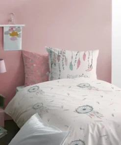 MATT & ROSE Parure De Lit Imprimée En Coton 140x200 Cm