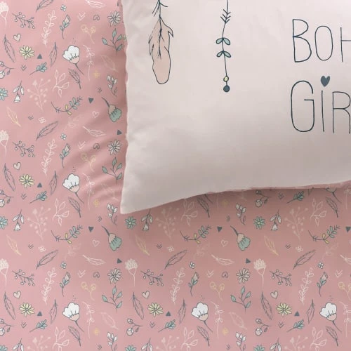 MATT & ROSE Parure De Lit Imprimée En Coton 140x200 Cm 2 MATT & ROSE Parure De Lit Imprimée En Coton 140x200 Cm – Image 2