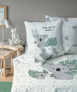 MATT & ROSE Parure De Lit Imprimée En Coton 140x200 Cm