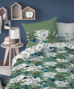 MATT & ROSE Parure De Lit Imprimée En Coton 140x200 Cm