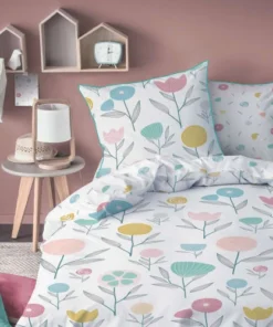 MATT & ROSE Parure De Lit Imprimée En Coton 140x200 Cm