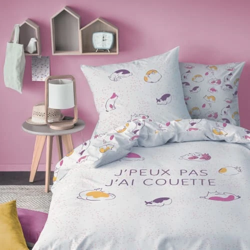MATT & ROSE Parure De Lit Imprimée En Coton 140x200 Cm 1 MATT & ROSE Parure De Lit Imprimée En Coton 140x200 Cm