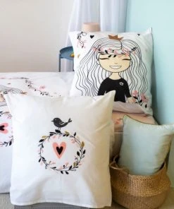 Housse De Rêve Parure De Lit Réversible 1 Place Coton à Motifs 140x200 Cm -Bloom-boutique parure de lit reversible 1 place coton a motifs 140x200 cm 3