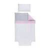 P'tit Basile Parure De Lit Rose 100x140 Cm Taie 40x60 Cm