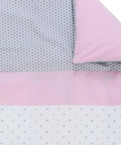 P'tit Basile Parure De Lit Rose 100x140 Cm Taie 40x60 Cm -Bloom-boutique parure de lit rose 100x140 cm taie 40x60 cm 2