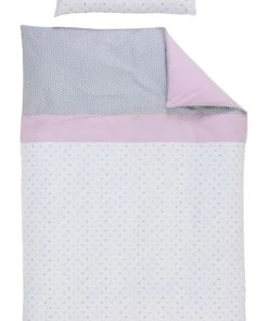 P'tit Basile Parure De Lit Rose 100x140 Cm Taie 40x60 Cm -Bloom-boutique parure de lit rose 100x140 cm taie 40x60 cm 3