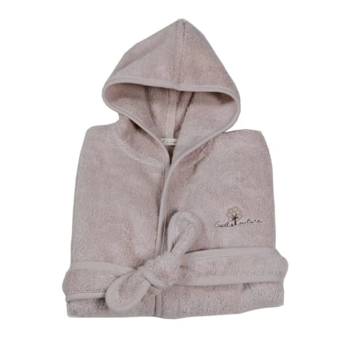Eveil Et Nature Peignoir 12/24 Mois Coton Bio Beige 1 Eveil Et Nature Peignoir 12/24 Mois Coton Bio Beige