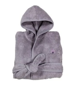 Eveil Et Nature Peignoir 12/24 Mois Coton Bio Iris