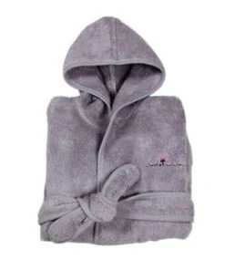 Eveil Et Nature Peignoir 12/24 Mois Coton Bio Iris -Bloom-boutique peignoir 12 24 mois coton bio iris gamme bio unis 1