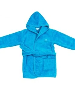 Eveil Et Nature Peignoir 12/24 Mois Coton Bio Lagon