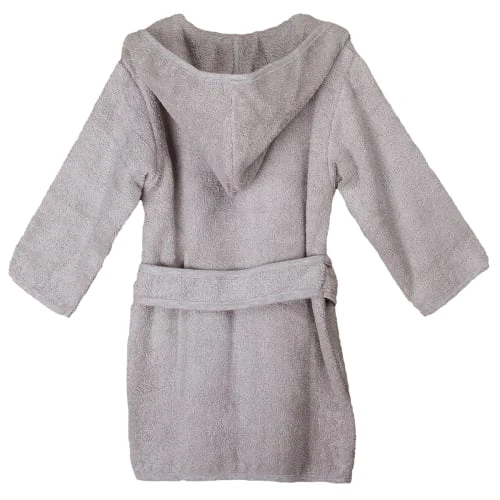 Eveil Et Nature Peignoir 2/4 Ans Coton Bio Gris 2 Eveil Et Nature Peignoir 2/4 Ans Coton Bio Gris – Image 2