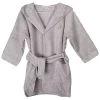Eveil Et Nature Peignoir 2/4 Ans Coton Bio Gris