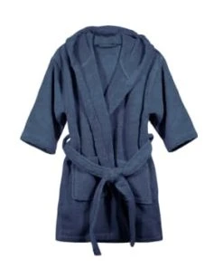 Blanc Cerise Peignoir à Capuche Enfant En Coton BIO 14 Ans Blanc -Bloom-boutique peignoir a capuche enfant en coton bio 14 ans bleu indigo douceur nature 1