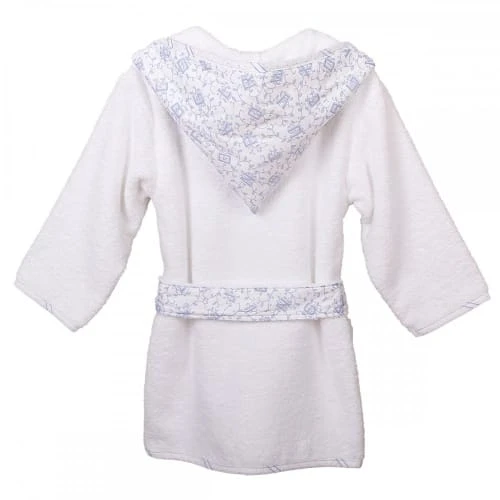 Laura Ashley Baby Peignoir Capuche 2-4 Ans Alphabet Bleu Ciel 2 Laura Ashley Baby Peignoir Capuche 2-4 Ans Alphabet Bleu Ciel – Image 2