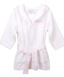 Laura Ashley Baby Peignoir Capuche 2 Ans Alphabet Rose
