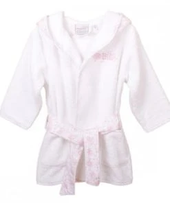 Laura Ashley Baby Peignoir Capuche 2 Ans Alphabet Rose -Bloom-boutique peignoir capuche 2 ans alphabet rose alphabet rose