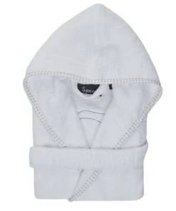 Sensei Maison Peignoir De Bain Enfant 450 Gr/m² Blanc 02 Ans -Bloom-boutique peignoir de bain enfant 450 gr m2 blanc 02 ans 2